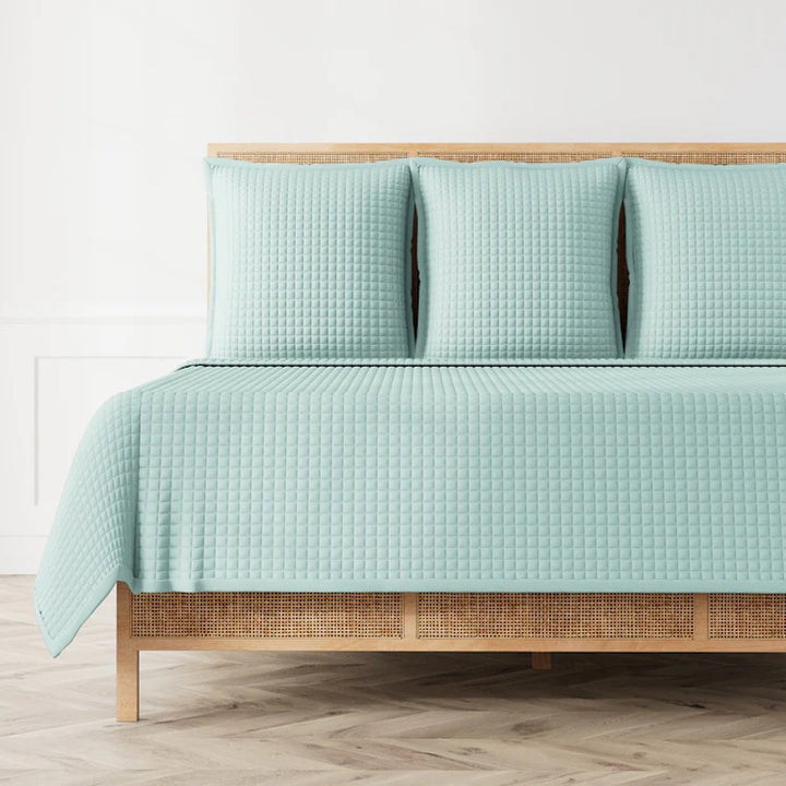 Ready-to-Bed 2.0 Quilted Coverlet/Shams Aqua