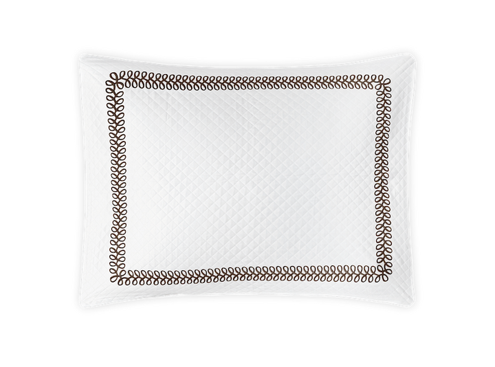 Matouk Schumacher Astor Braid Matelasse Mocha
