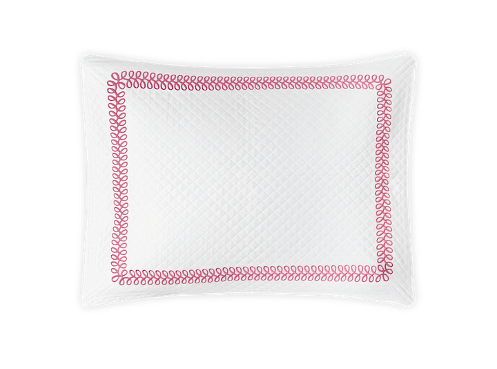 Matouk Schumacher Astor Braid Matelasse Peony