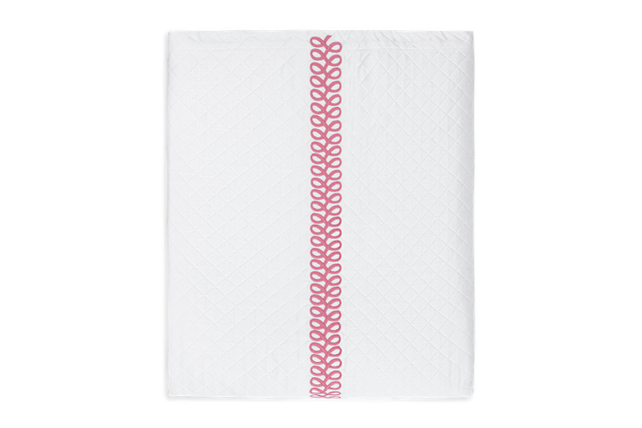 Matouk Schumacher Astor Braid Matelasse Peony