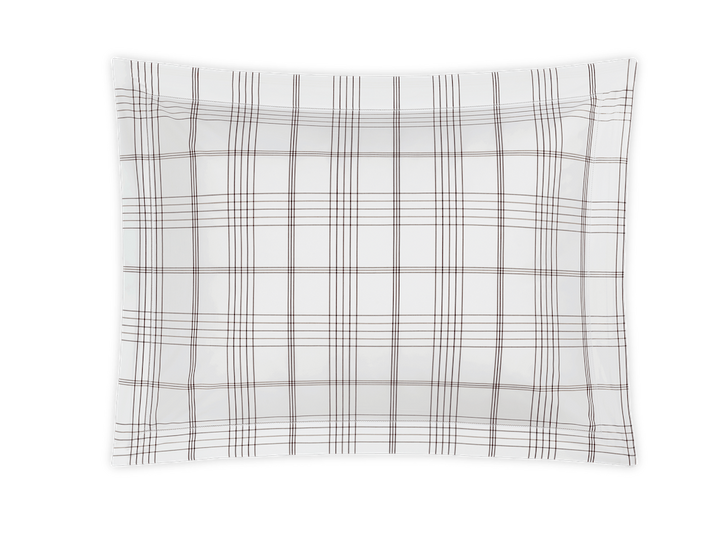 Matouk Schumacher August Plaid Sable