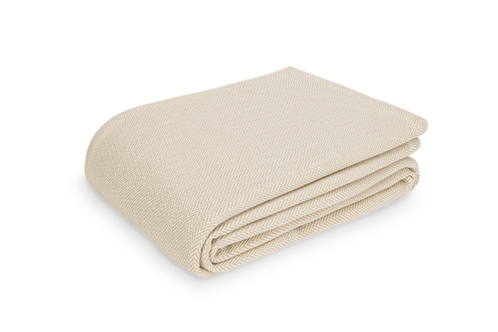 Matouk Avalon Blanket Champagne