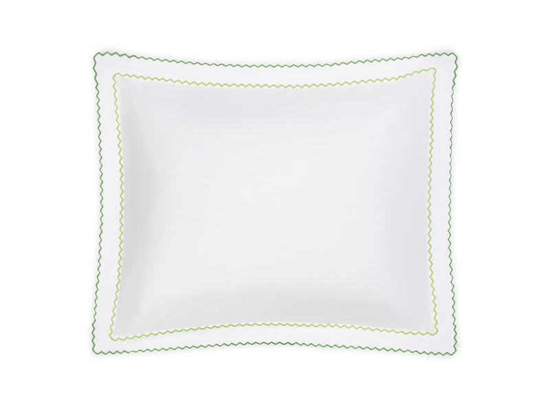 Matouk Axel Spring Green | The Linen Gallery