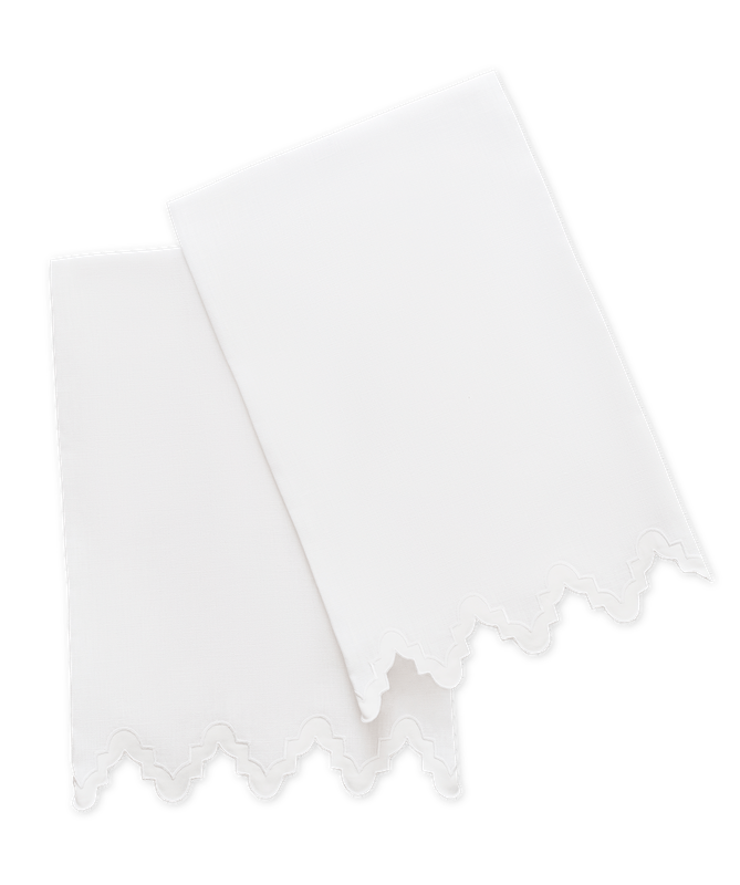 Matouk Aziza Guest Towels Bone