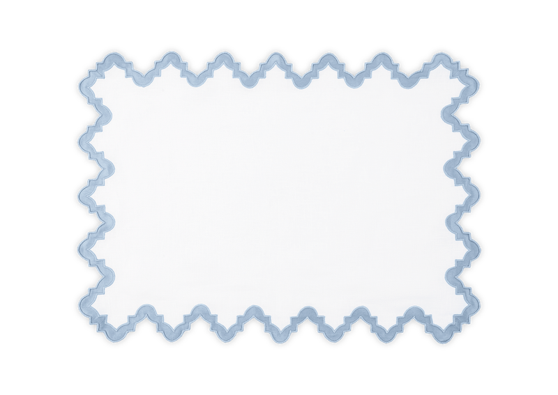 Matouk Aziza Table Hazy Blue