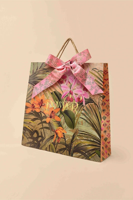 Tropical Flora and Fauna Cover Up in Coconut