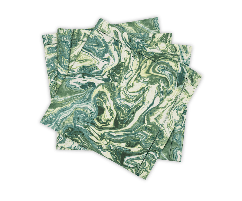 Matouk Balthazar Table Linens Emerald