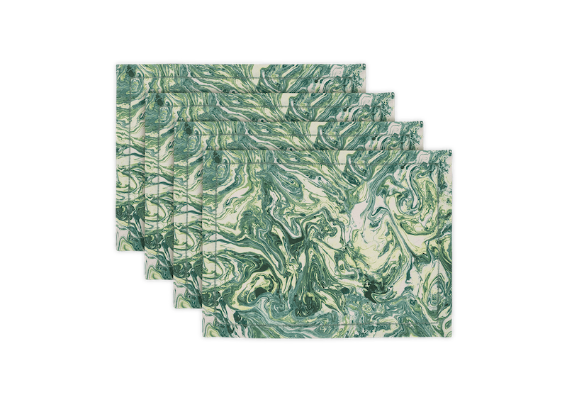 Matouk Balthazar Table Linens Emerald