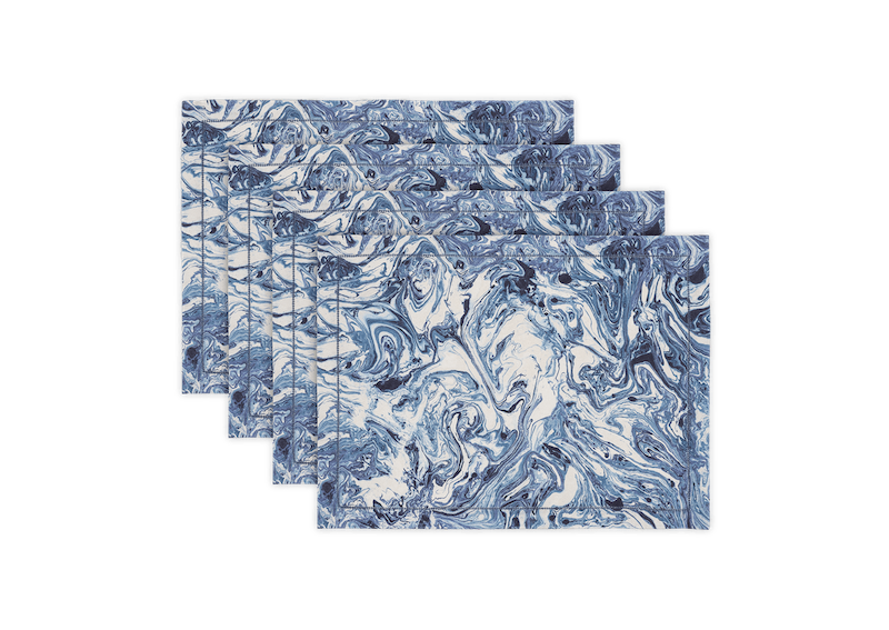 Matouk Balthazar Table Linens Lapis