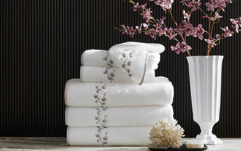 Matouk Jasmine Giza Towels Thistle