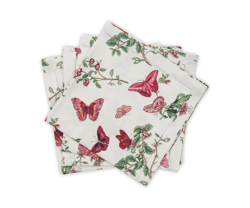 Matouk Schumacher Baudin Butterfly Table Linens