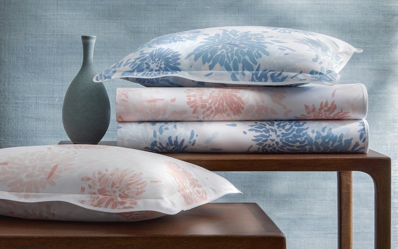 Matouk Chrysanthemum Blue