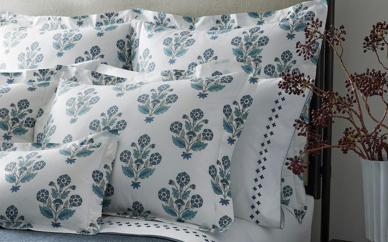 Matouk Schumacher Dalila in Mineral Blue
