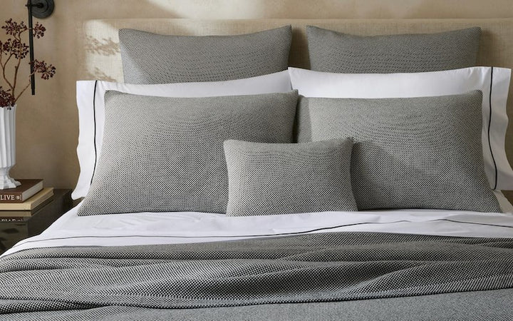 Matouk Jackson Coverlet in Black