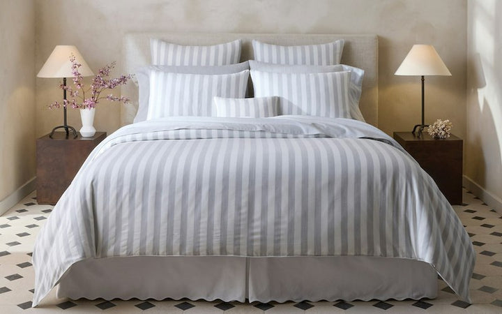 Matouk Lana Silver Stripe