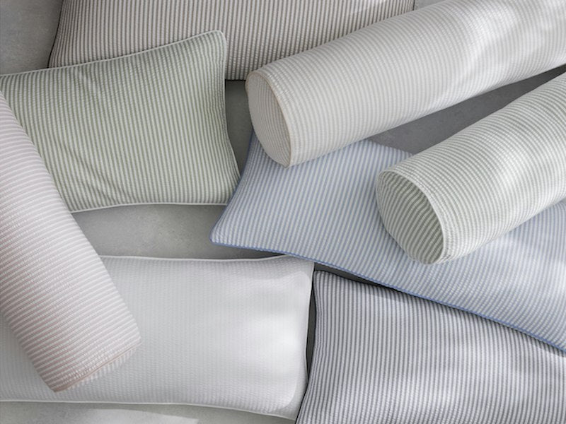 Matouk Matteo Pillow Covers Azure