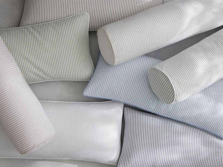 Matouk Matteo Pillow Covers Azure
