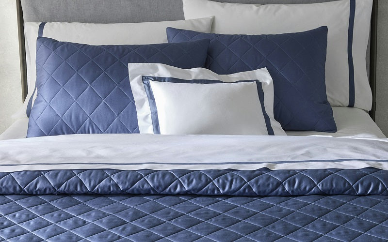 Matouk Nocturne Quilt Khaki