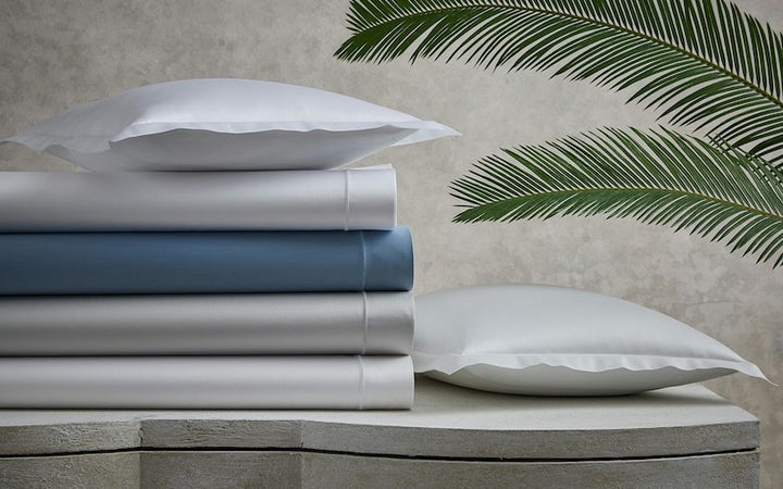 Matouk Talita Satin Stitch Silver