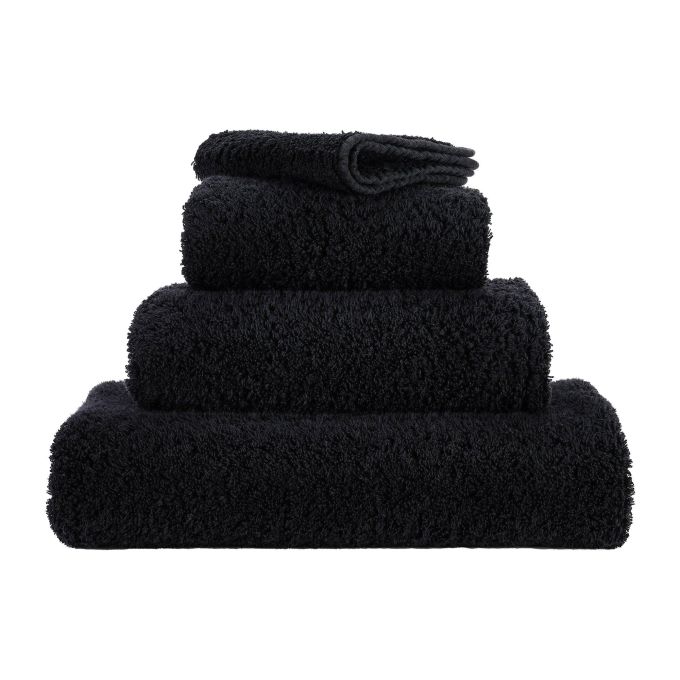 Super Pile Towels Black 990