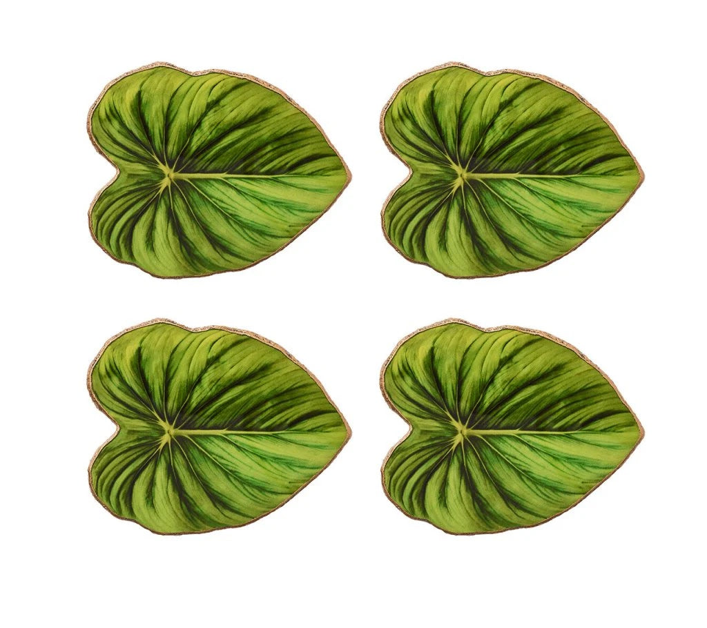 Tropicana Coasters in Green