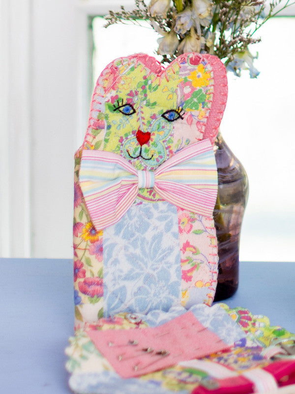 Garden Collage Sewing Kitty