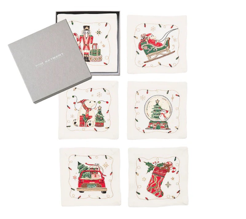 Holly Jolly Cocktail Napkins
