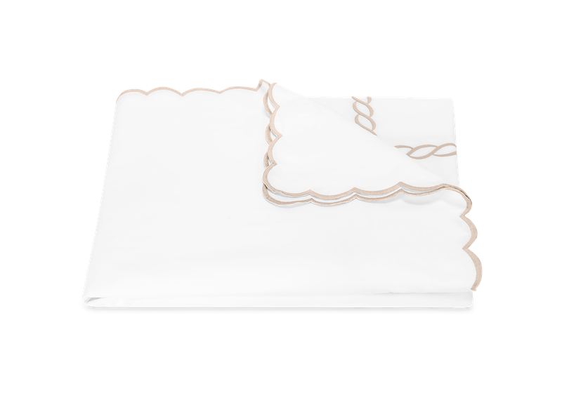 Matouk Classic Chain Scallop Dune