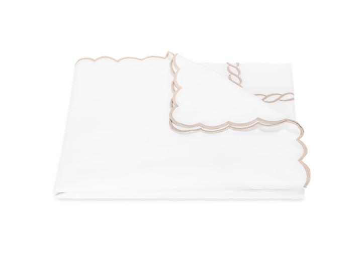 Matouk Classic Chain Scallop Dune