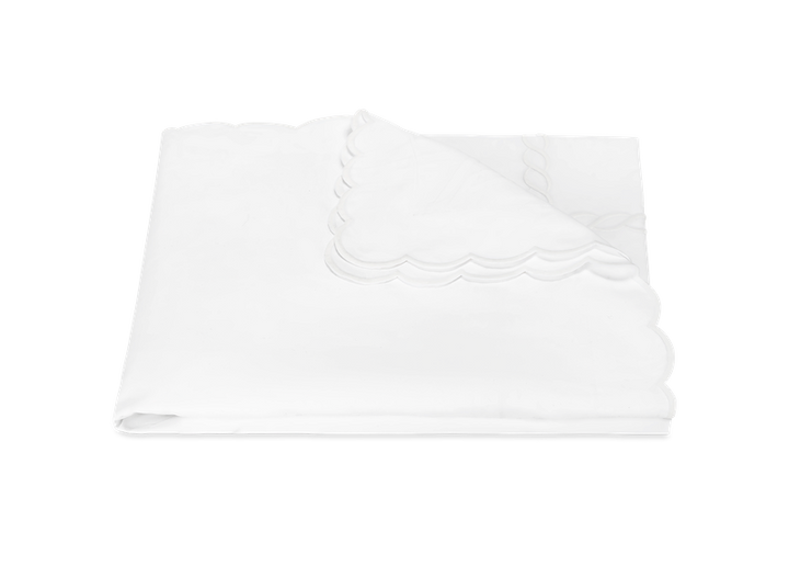 Matouk Classic Chain Scallop White