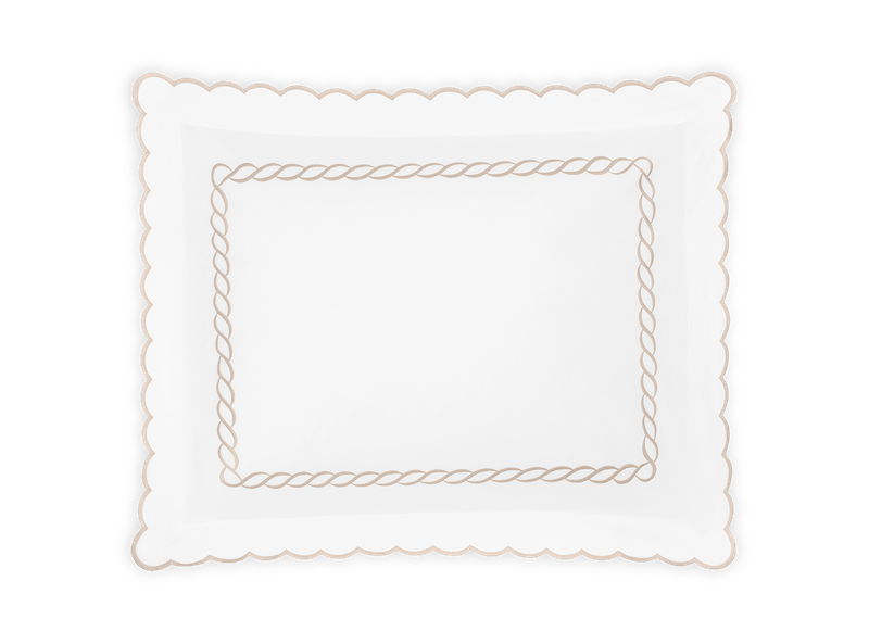 Matouk Classic Chain Scallop Dune