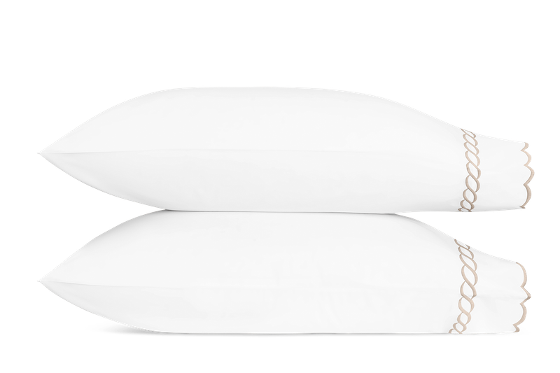 Matouk Classic Chain Scallop Dune