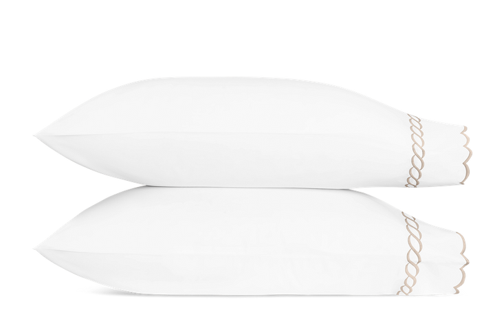 Matouk Classic Chain Scallop Dune