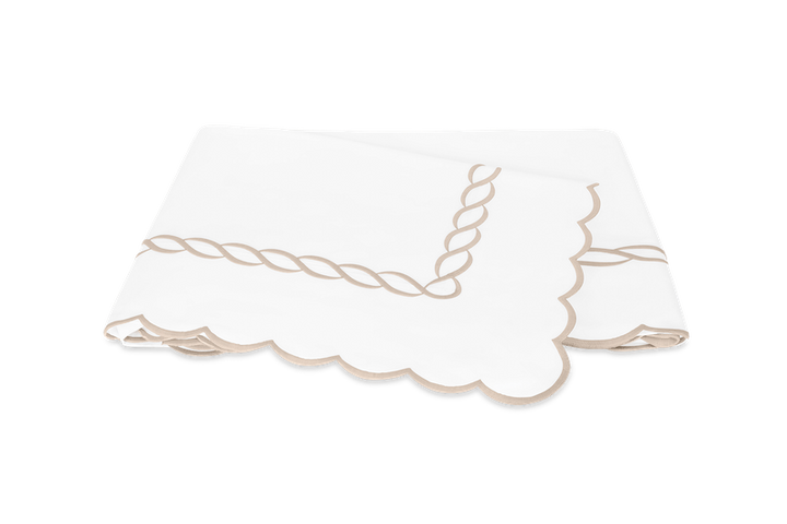 Matouk Classic Chain Scallop Dune