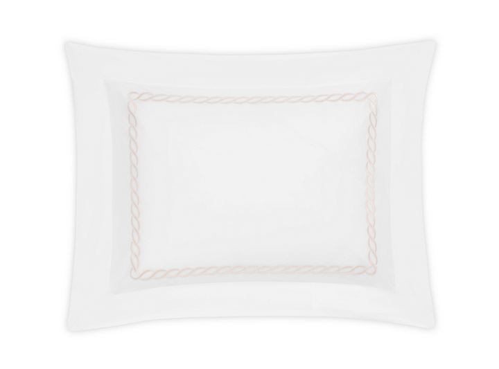 Matouk Classic Chain Bedding Blush