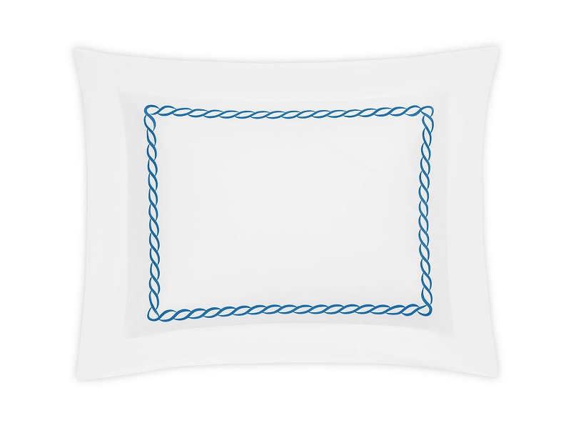 Matouk Classic Chain Bedding Cobalt