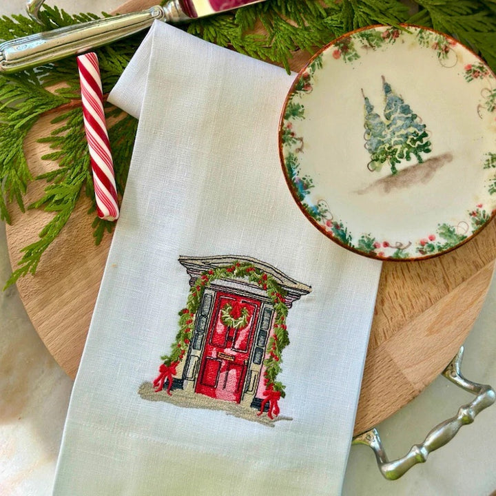 Welcome Home Holiday Linen Towel