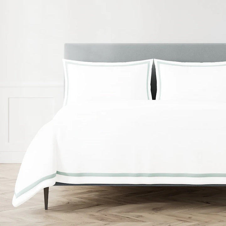 Ready-to-Bed 2.0 Cotton & Trim Duvet and Shams Aqua