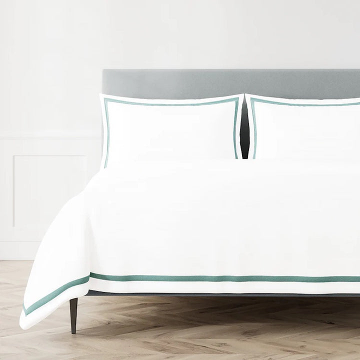 Ready-to-Bed 2.0 Cotton & Trim Duvet and Shams Caribbean