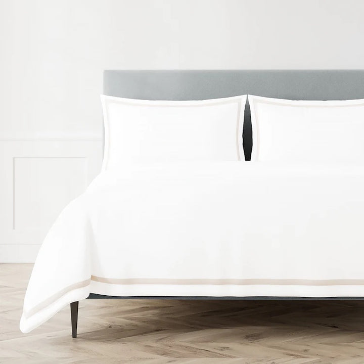 Ready-to-Bed 2.0 Cotton & Trim Duvet and Shams Silver
