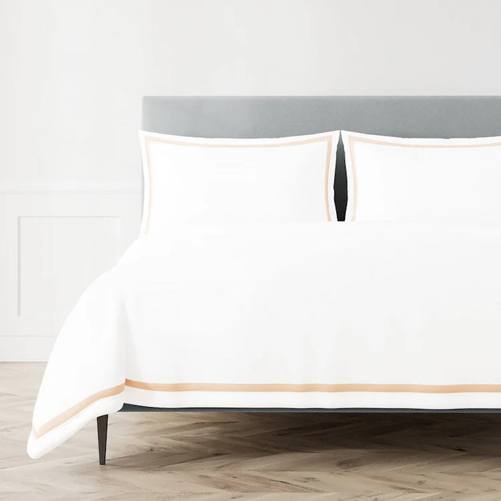 Ready-to-Bed 2.0 Cotton & Trim Duvet and Shams Taupe