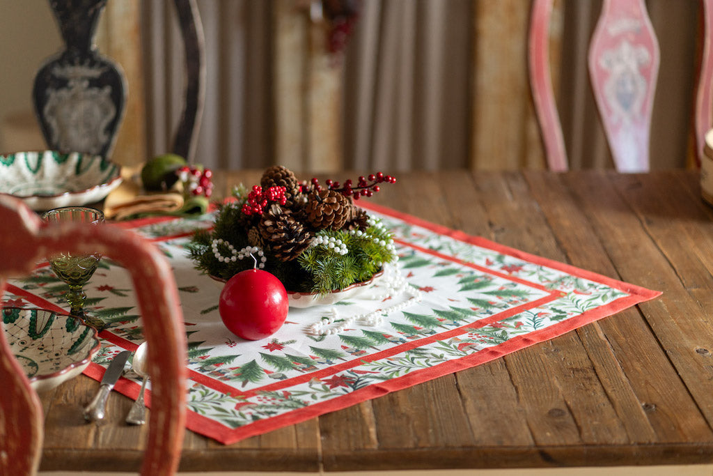 Jolly Elf Table Linens