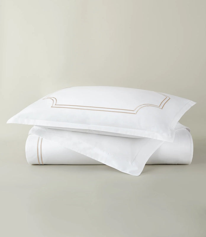 Deco Classic Embroidered Duvet Set Linen
