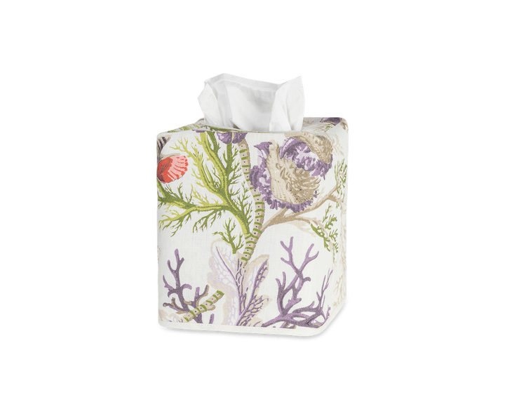 Matouk Del Tesoro Linen Tissue Box Cover