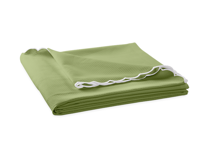 Matouk Diamond Pique Spring Green