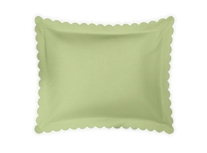 Matouk Diamond Pique Spring Green
