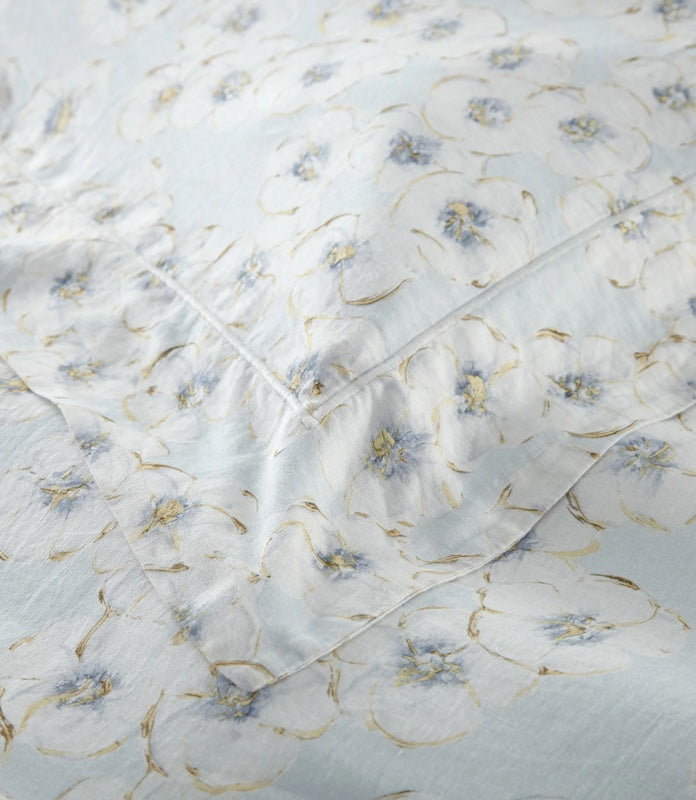 Ella Linen Duvet Set Sky