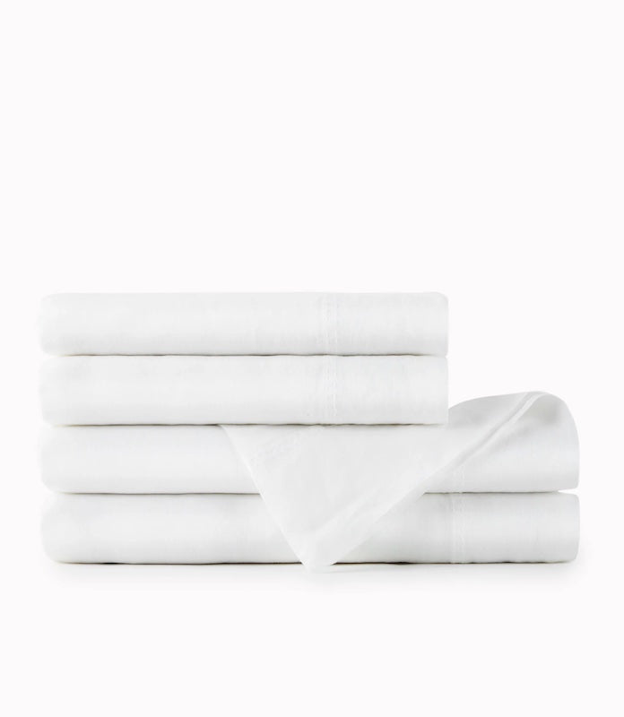 European Washed Linen White