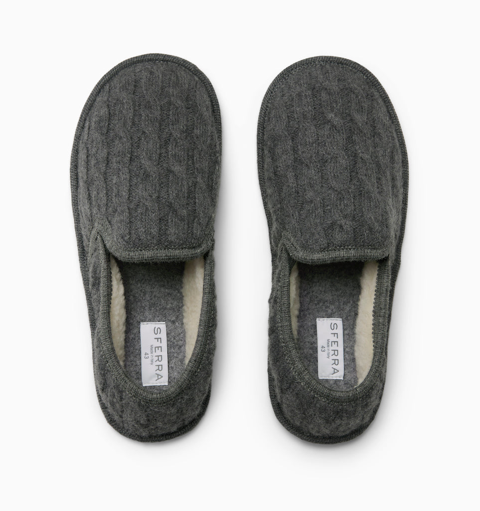 Raffinato Men's Slippers Grey