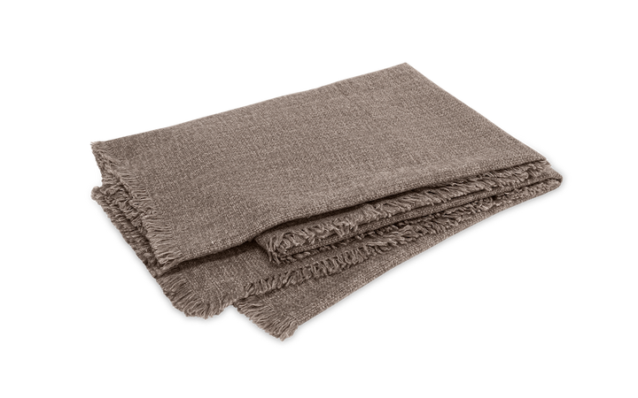 Matouk Maya Throw Hazelnut